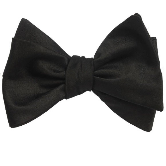 NWT Otaa Bond Black - Bow Tie (Untied) - Picture 4 of 5